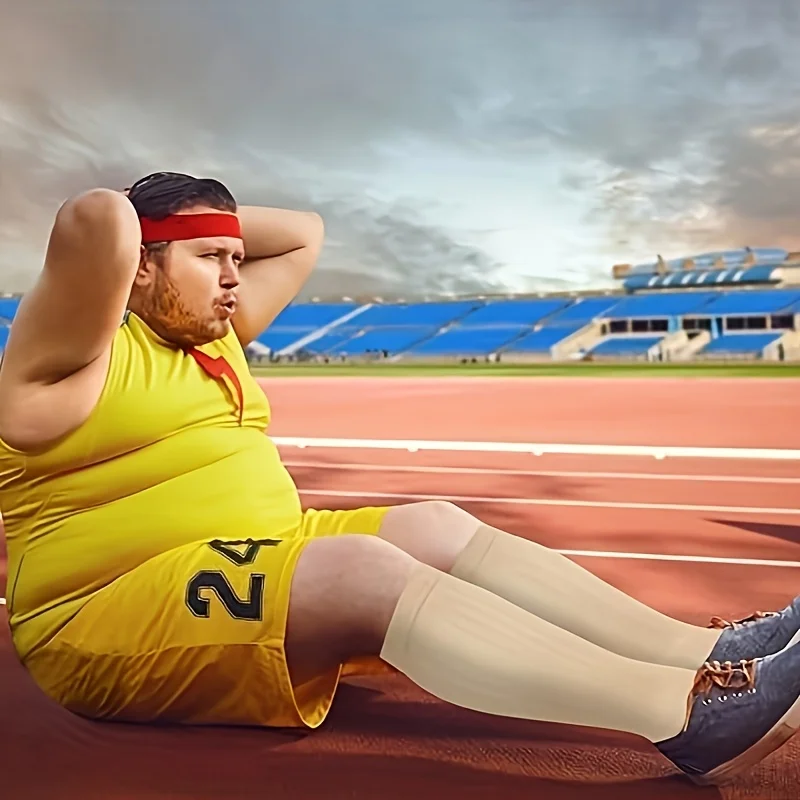 3 أزواج من الجوارب الضاغطة ذات الحجم الكبير 2XL 3 XL 4 XL جوارب ضغط عالية المرونة للياقة البدنية الرياضية