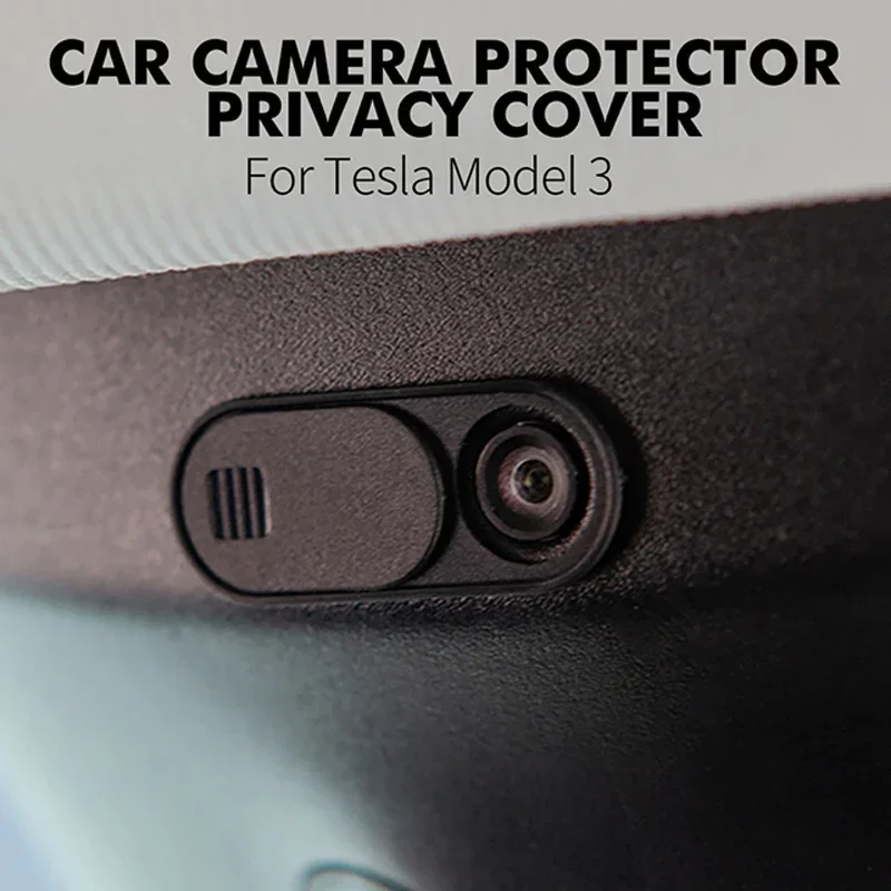 Highland Tesla Model 3 Camera Privacy Cover PC Network Camera White Cover Model3, S, X, 2023 Models Internal Accessories