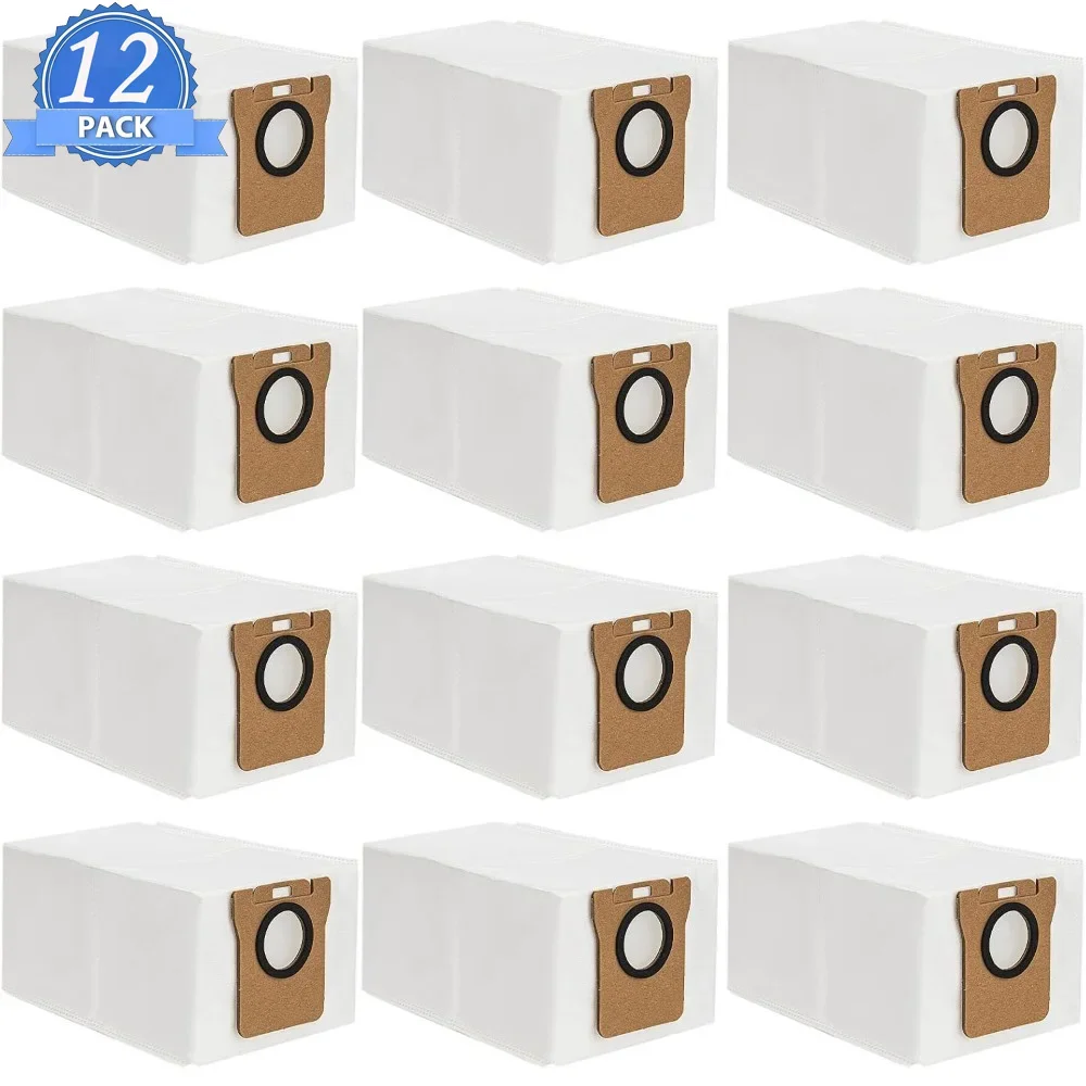 حزمة من 12 كيس مكنسة كهربائية لأكياس المكنسة الكهربائية Dreame L10s Ultra / L10 Ultra / L20 Ultra لحقيبة بديلة Xiaomi X10+