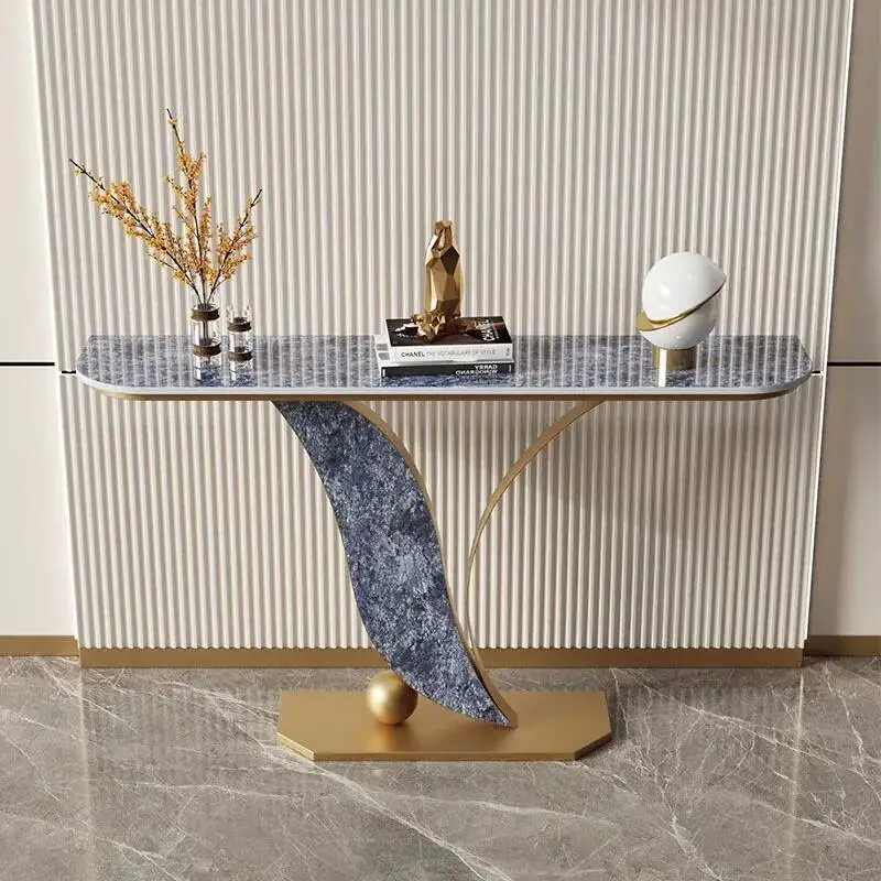 Entryways Table Luxury Exquisite Classic Simple Nordic Storage Console Table Trendy Glamour Schreibtisch Living Room Furniture