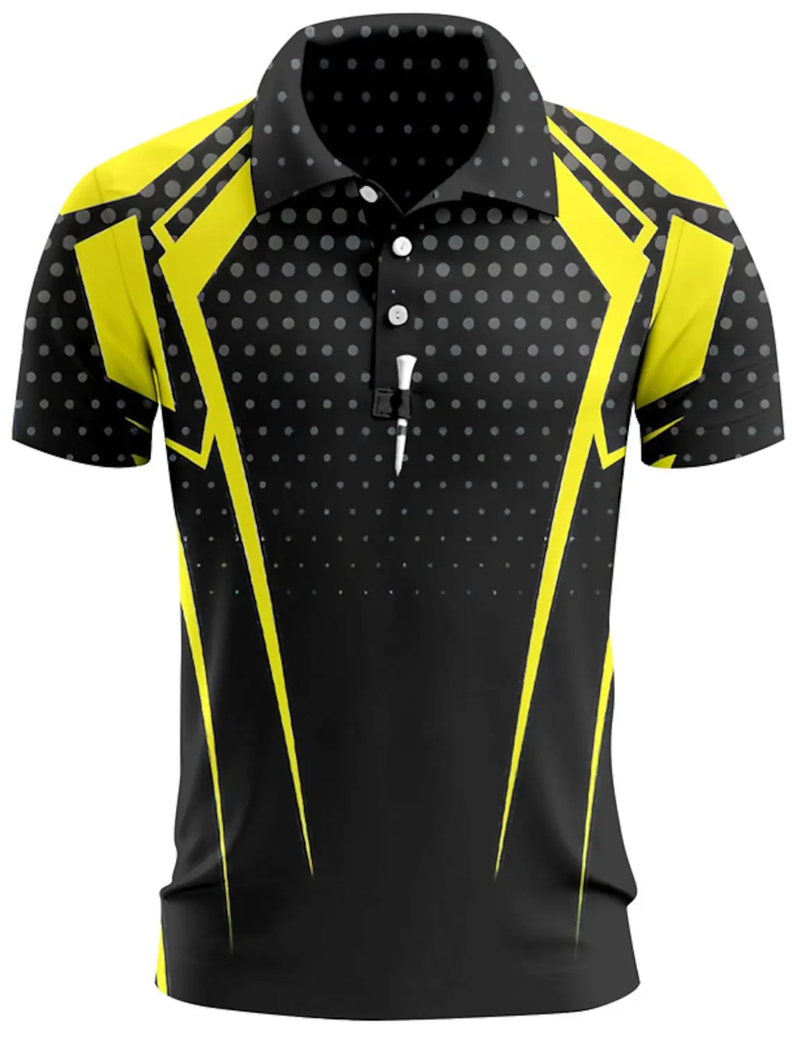 Men's Summer Polo Shirts Golf Shirt Button Up Breathable Quick Dry Moisture Wicking Short Sleeve Mans Clothes Tennis Sportswear