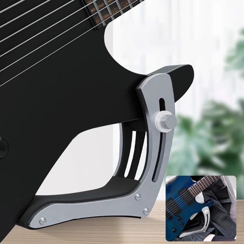 

Подставка для электрогитары, регулируемые по высоте держатели для гитары, стабильные противоскользящие детали для ног гитары, аксессуары для музыкальных инструментов