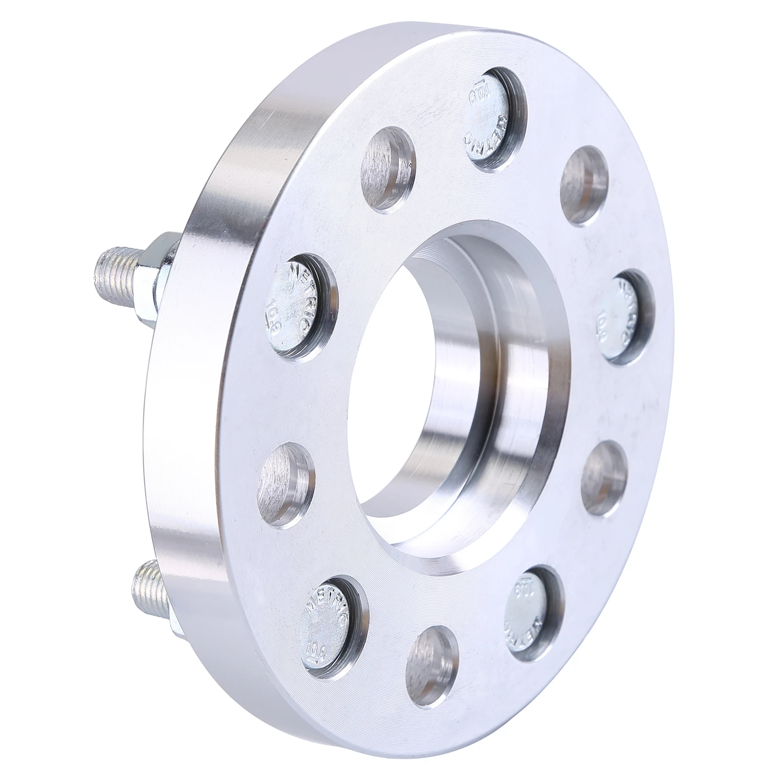 4PCS 5x112mm to 5x114.3mm Flange Hubcentric Wheel Adapter Spacers 20mm Hub Centric Wheel Adapter with 12x1.5 Thread Pitch