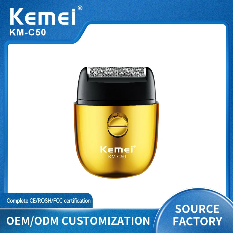 Kemei Reciprocating Shaver, Barbershop, Beard Trimmer, Mini, Easy to Carry, Fast Charging, Hair Clipper KM-C50