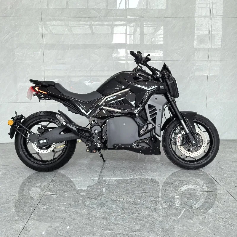 New 3000W Electric Motorcycle Sportbikes High Performance 90km/h Cruise Range 80km