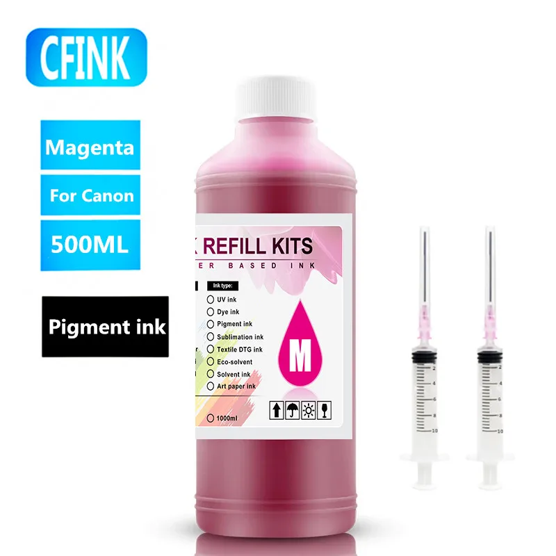 Imagem -03 - Tinta do Pigmento para Canon Pfi306 Tinta da Impressora 500ml Ipf 8400s 9400s 8400 9400 8300