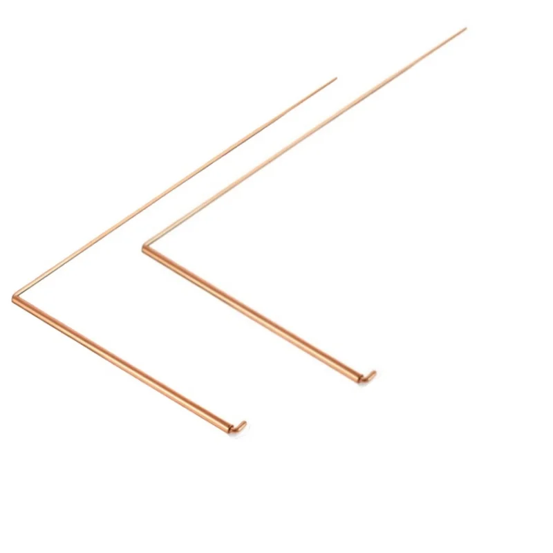 

99.9% Copper Dowsing Rods - 2-Pack Divining Rods - Ghost Hunting Equipment & Witchcraft Divination Tools, Detect Gold, Water, Sp