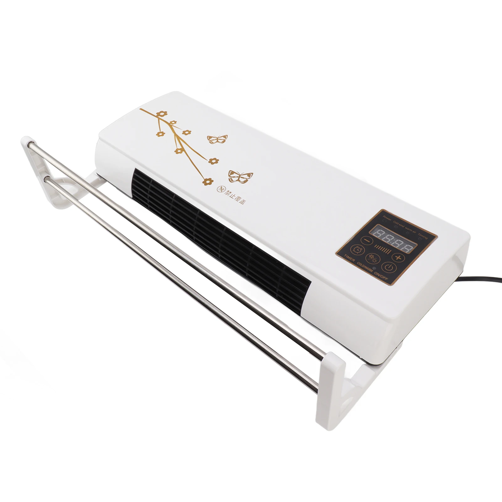 Aire acondicionado montado en la pared, máquina de refrigeración con calefacción PTC, Control remoto, para el hogar, enchufe europeo de 220V