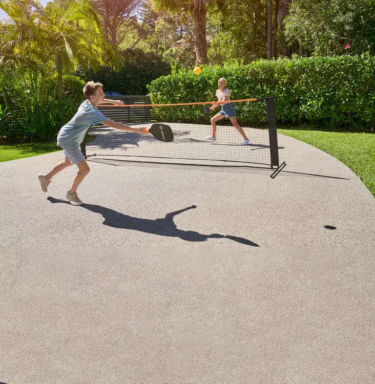 Custom Logo Pickleball Tennis Net Lightweight Durable Iron Frame Portable Net