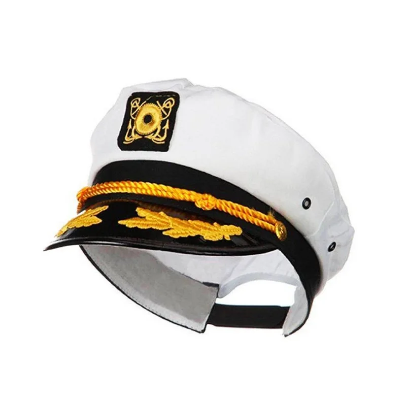 1 PC Fashion Navy Marine Captain Cap Embroidered Cap Navy Hat