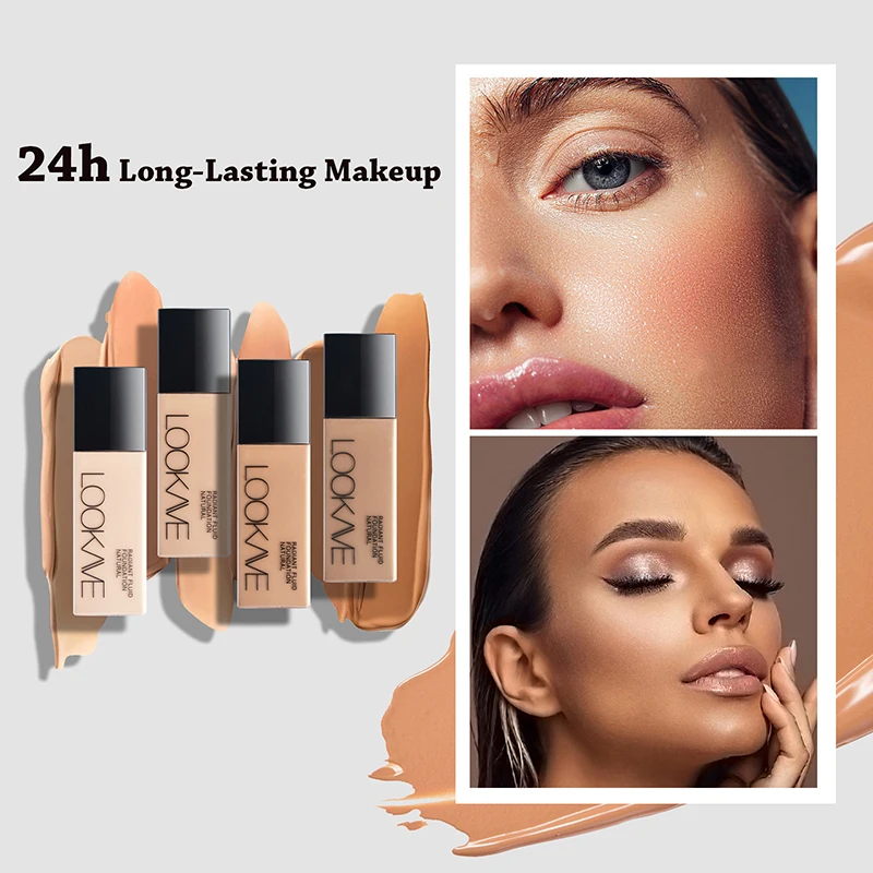 21g base líquida de longa duração cobertura completa fosco hidratante evenness bege escuro corretivo creme base maquiagem cosméticos