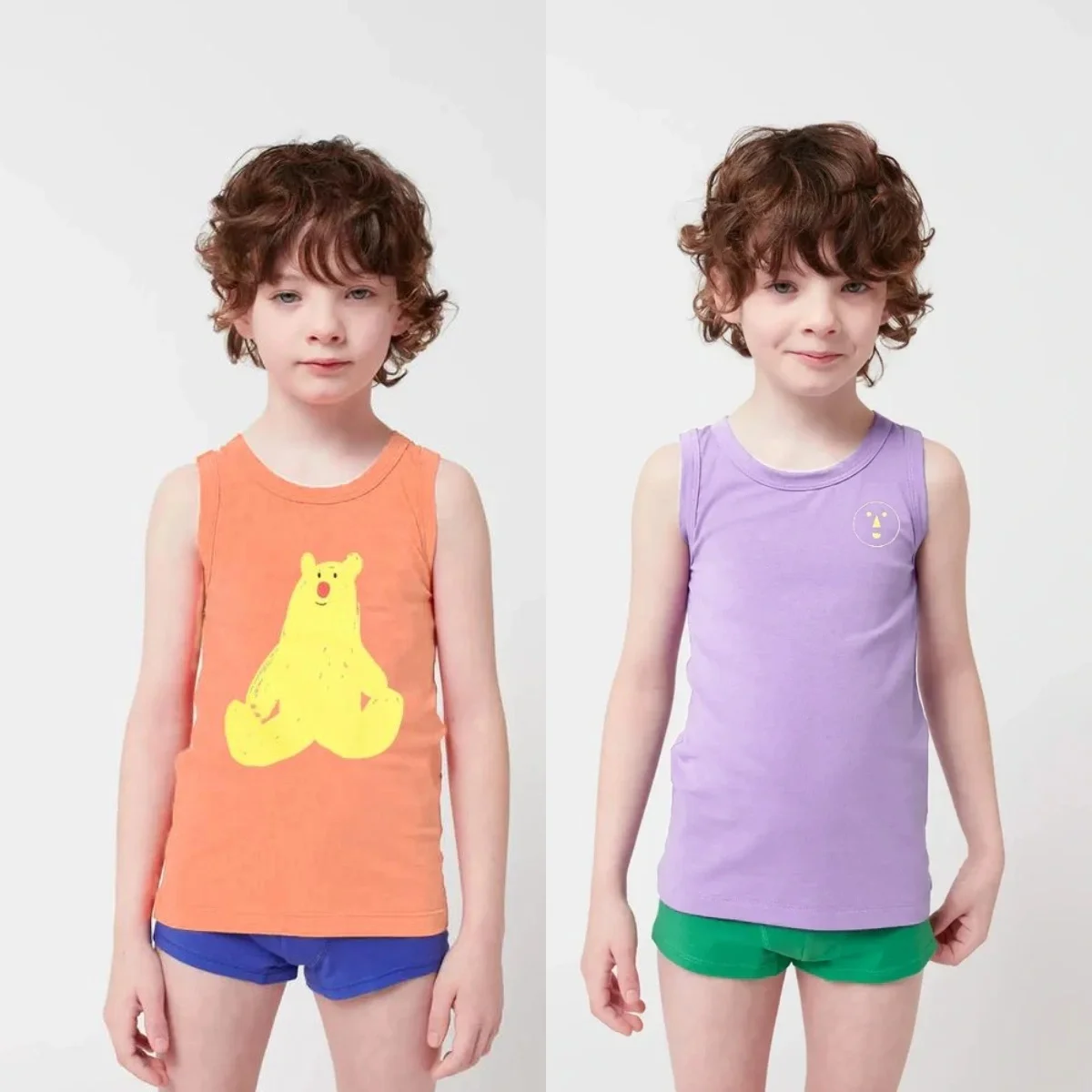 Kids Summer Tank Top 2025 Cotton Graphic Tees for Baby Girls Sleeveless Kids Tops Toddler Children Shirts Boys T-Shirt