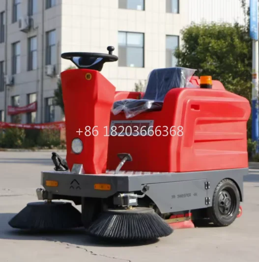 Customized Electric Garden Yard Leaf And Heavy Duty Sweeper Machine With Battery Sweep Floor Machine In Park Mall Factory C