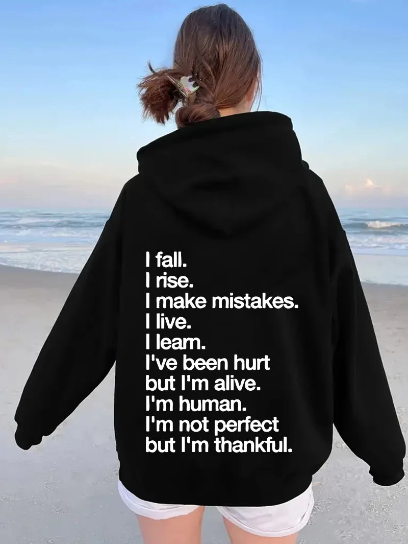 

2025 Autumn and Winter Women's Print Hoodie Cozy Fleece Long Sleeve High-end Luxury Is for Both Men and Women Top Y2k