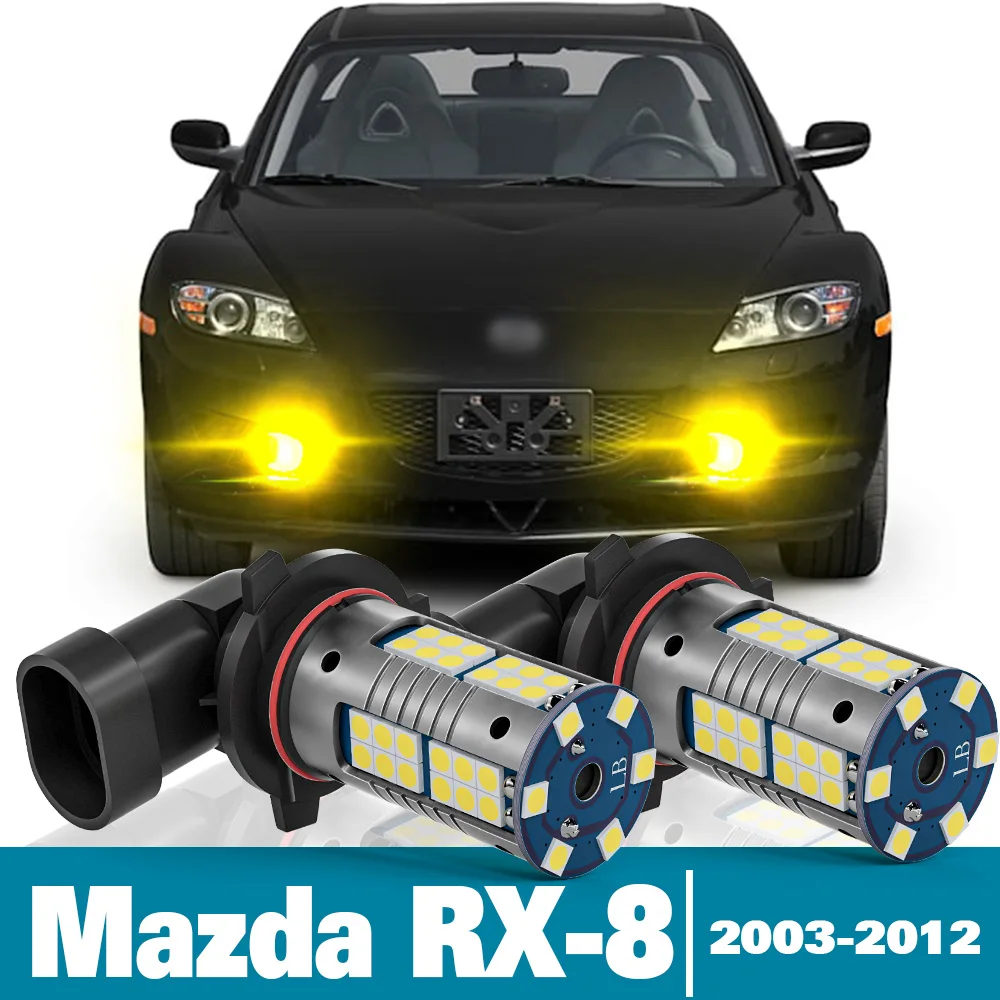 

2pcs LED Fog Light For Mazda RX-8 RX 8 RX8 SE FE Accessories 2003 2004 2005 2006 2007 2008 2009 2010 2011 2012