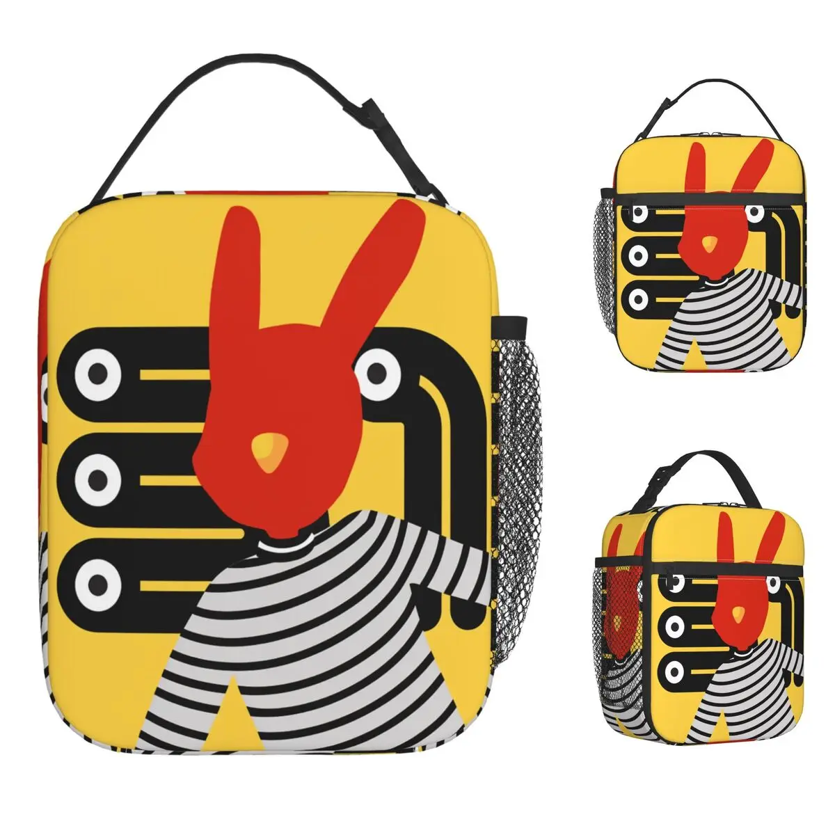 

Сумка-холодильник для обеда Comedy 31 M-Minutos Red Bunny, портативный ланч-бокс для девочек, для пикника на природе, милая водонепроницаемая термосумка-тоут