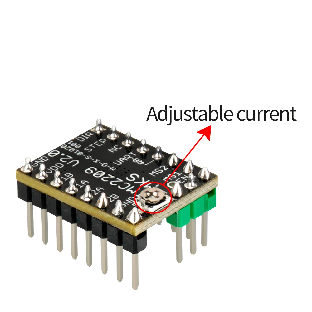 Makerbase MKS TMC2209 2209 Stepper Motor Driver StepStick 3d printer parts 2.5A UART ultra silent For SGen_L Gen_L Robin Nano
