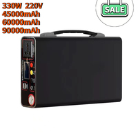 300W 220V 90000mAh Portable Power Station  Solar Generator Outdoor Camping Emergency Mobile Power Bank LiFePO4 Backup Battery