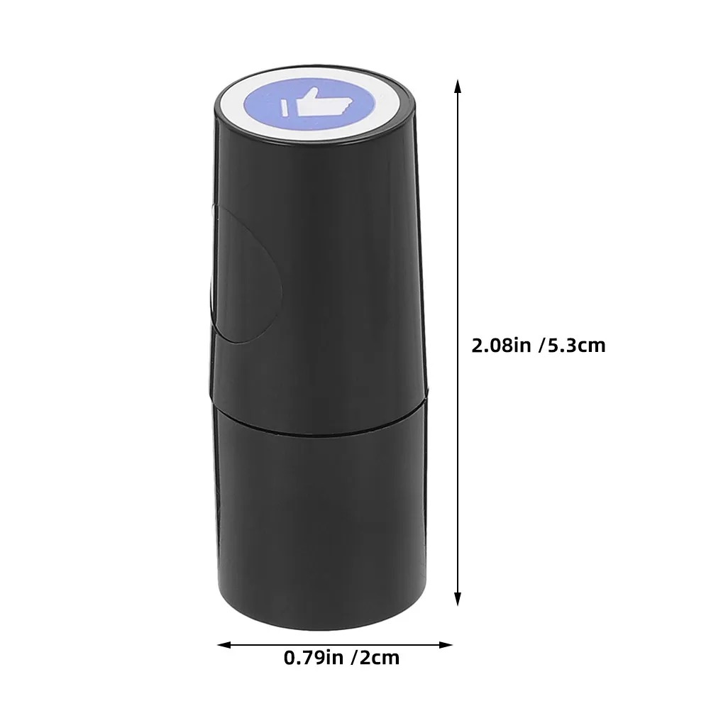 2Pcs Golf Ball Stamper Portable Compact PP Material Reusable Golf Marker Stamp for Scrapbooking Teachers Collectors Creative