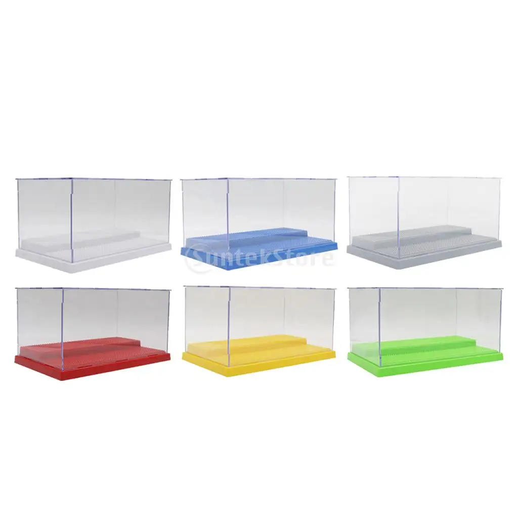 Display Case Assemble Box Dustproof for Building Blocks Cars