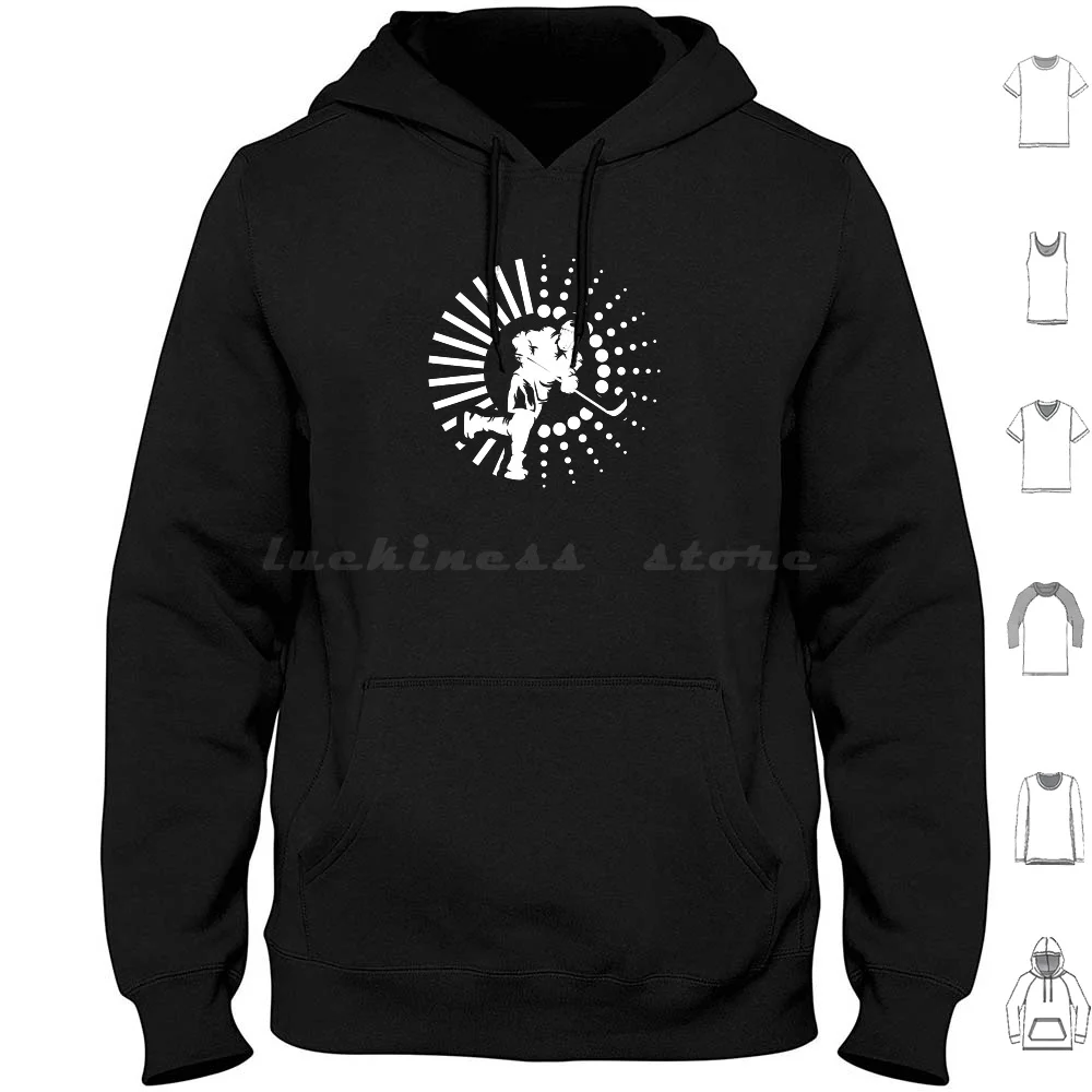 Ice Hockey Skater Skier Ski Player Skiing Holiday Gift Hoodies Long Sleeve Ski Ice Skating Ice Hockey Skiing Skier Ice