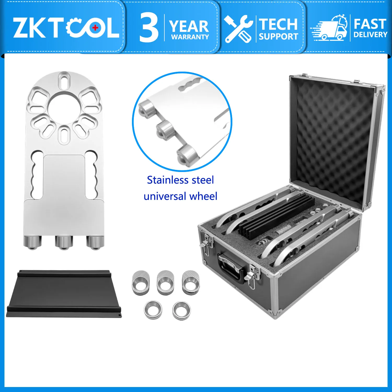 4-piece vehicle chassis stress relief tool kit Wheel alignment cable puller, bushing adjustment reset tool