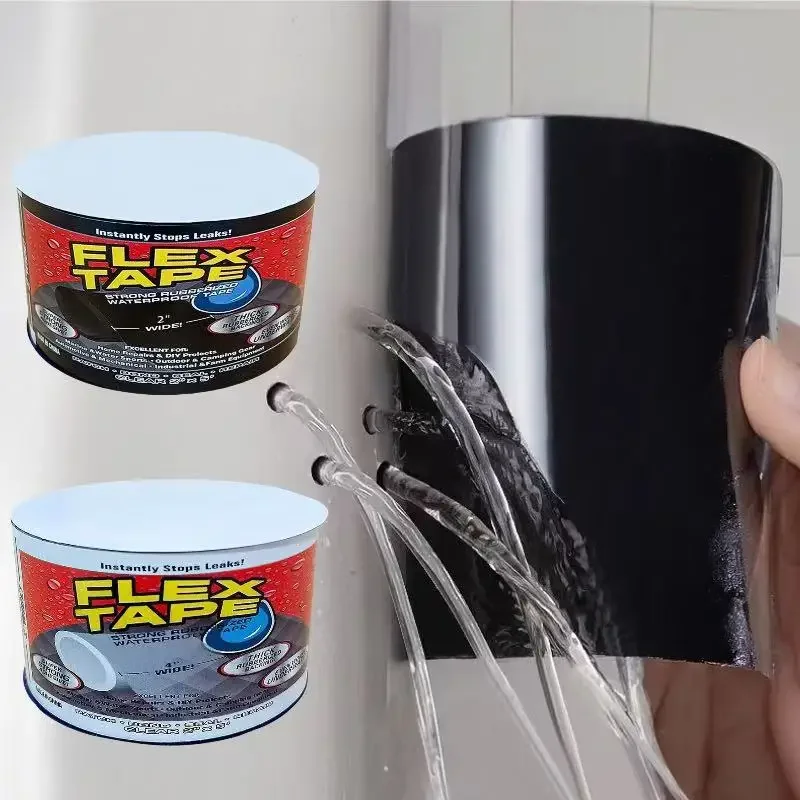 Stärkeres, auslaufsicheres, flexibles Klebeband, geeignet für Haushalte, Wohnmobile, Dächer, Rohrleitungen, Schwimmbäder