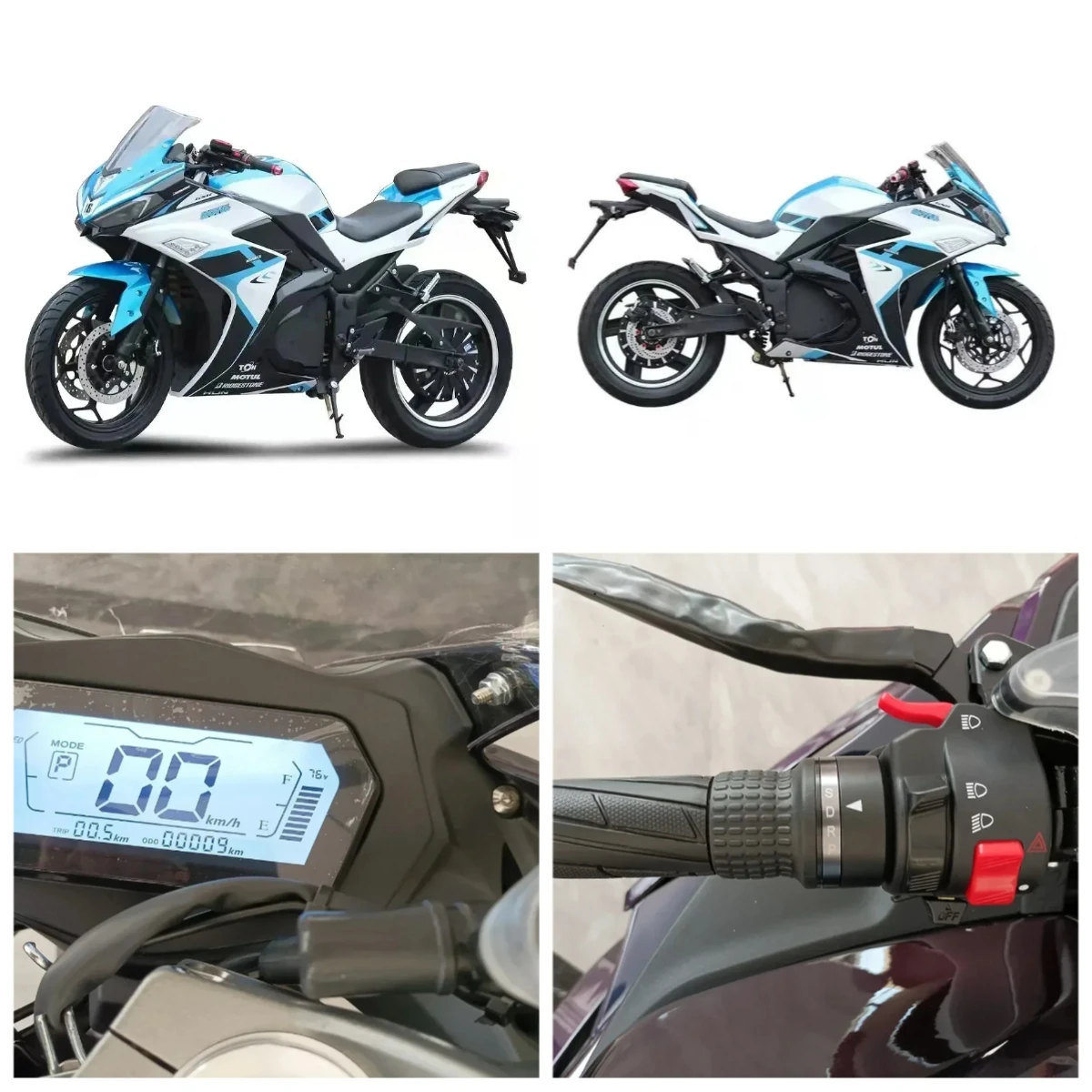 STLF 睿遠電動バイク 大人用 最高速度150km/h 長距離走行150km 電動バイク ミッドドライブ 10000W