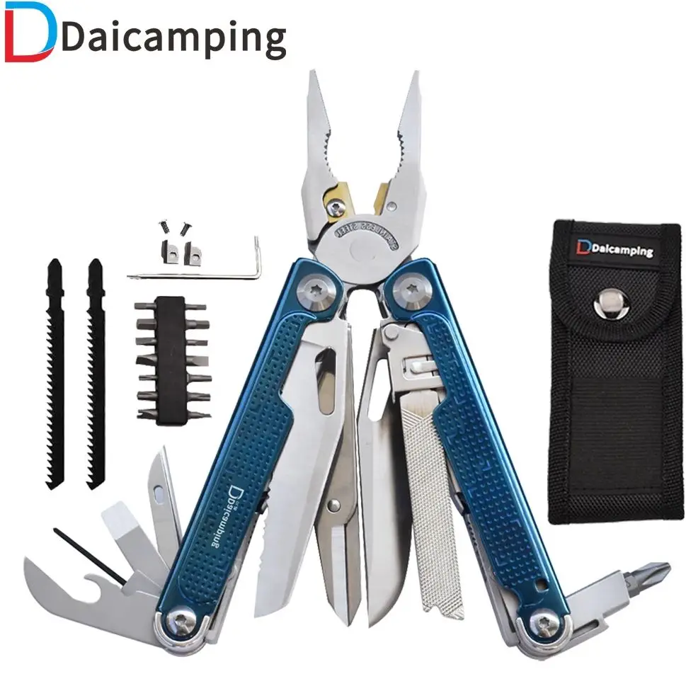 Daicamping DL302 DL301 DL9 DL20 Hand Tools Multi Tool Multi-tool Cutter Survival Pliers Multifunctional Folding Multitools Sets