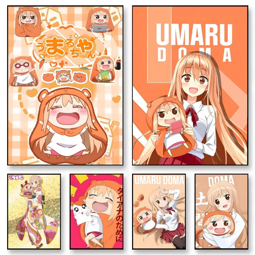 Anime Himouto! Umaru-chan   Character Print Japanese Graphic Streaming Film Style Wall Artwork Bedroom Decor Poster
