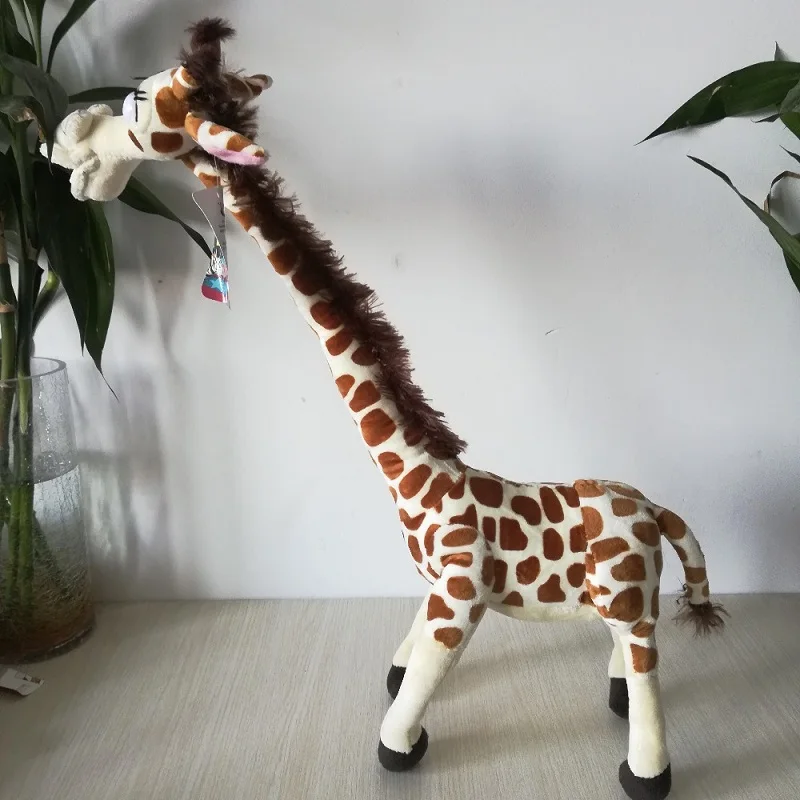 Über 45cm Cartoon Giraffe Madagaskar Melman Plüsch Spielzeug Weiche Puppe Kinder Spielzeug Geburtstag Geschenk h2637