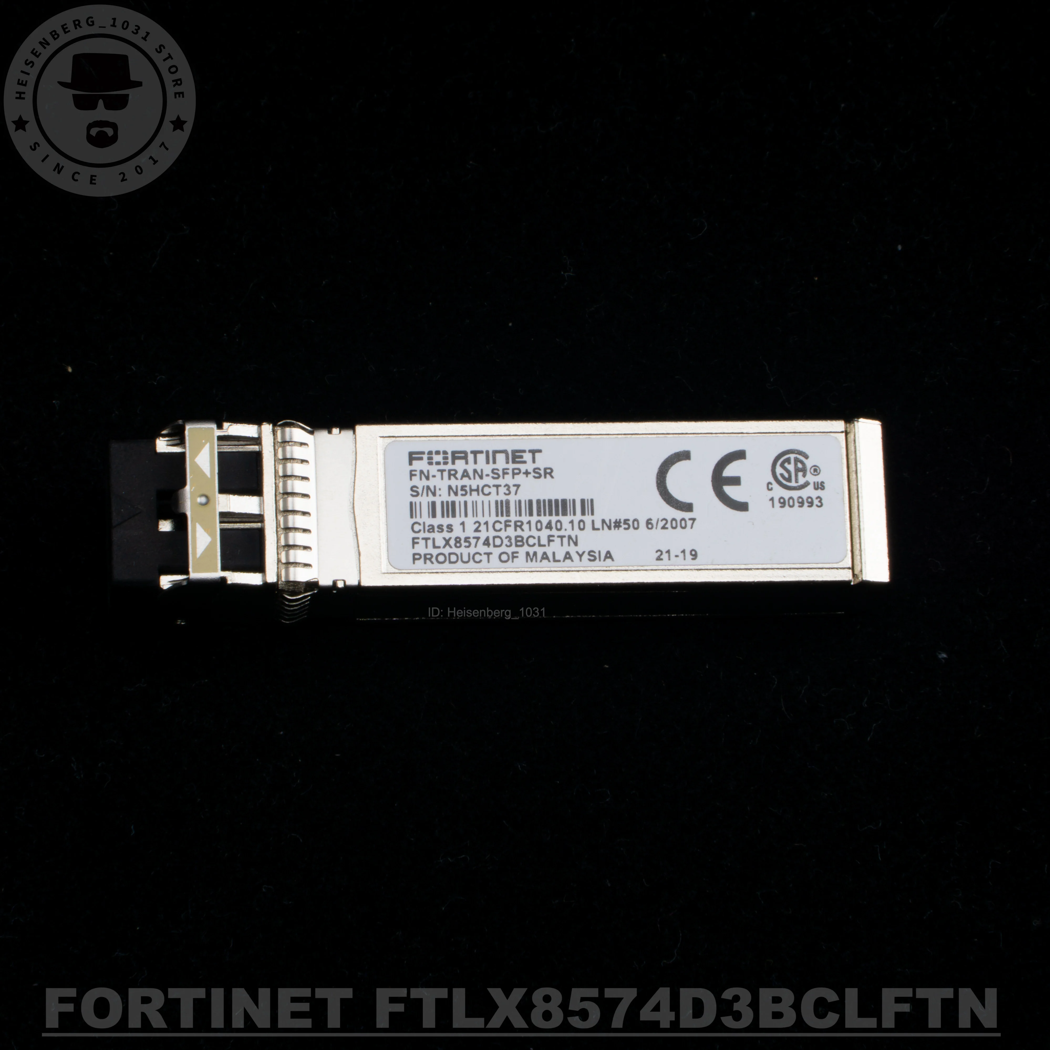 Fortinet FN-TRAN-SFP-SR FTLX8574D3BCLFTN 10G 850nm Multimode SFP+