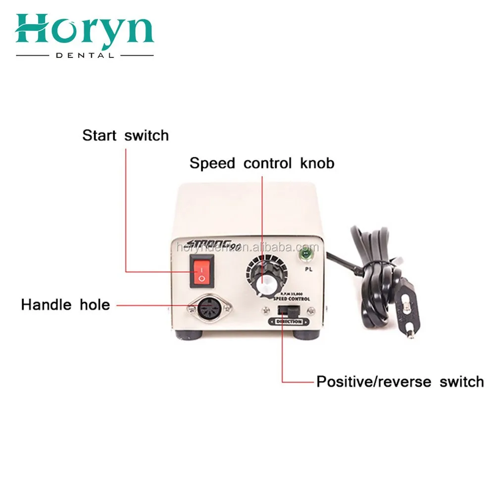 Forte sem escova tipo E den tal Lab Micromotor Handpiece