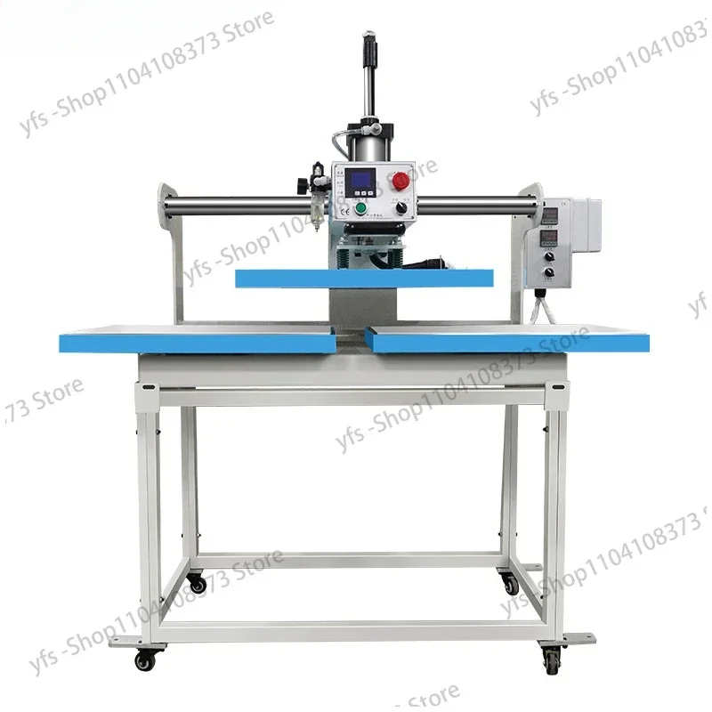 

Automatic Double-Station Concave-Convex Embossing Machine Double-Headed Pneumatic Clothing Fabric Accessories Stripping Machine