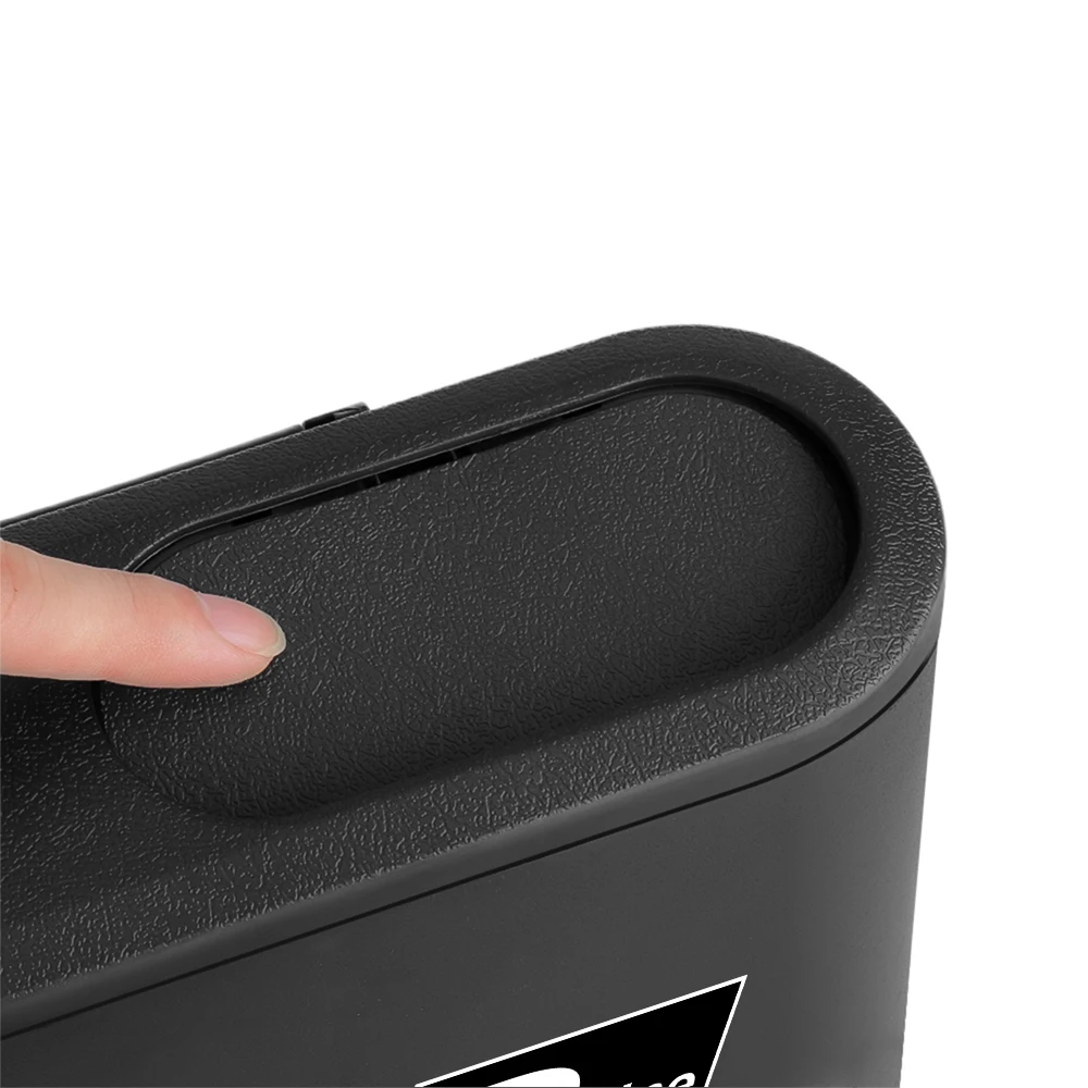 Car trash Hanging plastic Portable can storage box flip-top trash can Car accessories For VW RLINE POLO R Tiguan Jetta GTI Golf