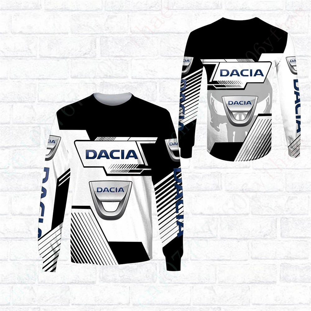 

Dacia Unisex Clothing Casual T-shirts Anime T Shirt For Men Women Quick Drying Sweatshirt Top Harajuku O Neck Long Sleeve