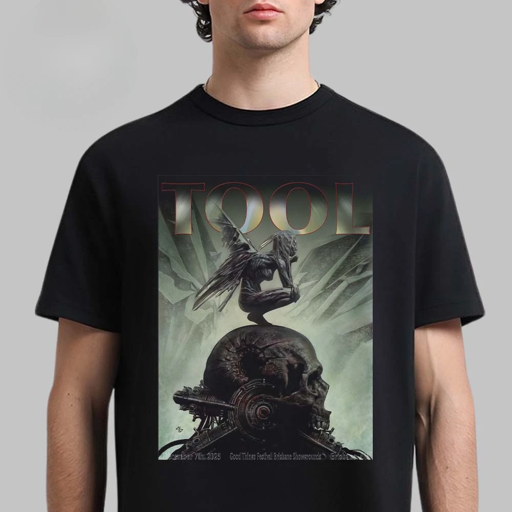 Y2k Tool Cotton Band Shirt Unisex Summer Short Sleeve Fashion Brand Tee Luxury Casual Vintage T-shirt