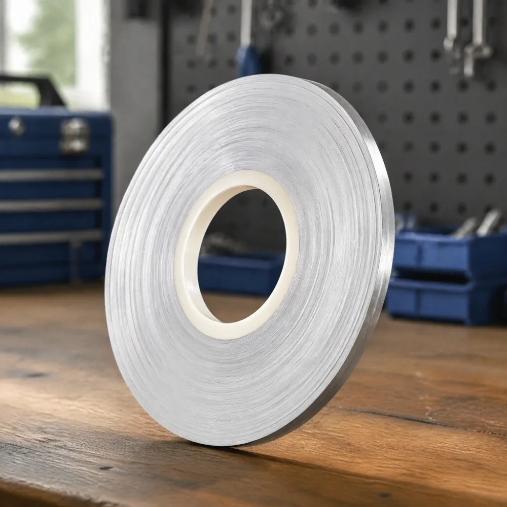 0.1mm Thickness Plated Steel Strip 1KG Weight 6mm Width Battery Spot Welding Tape Silver Battery Pack Welding Strip For Battery