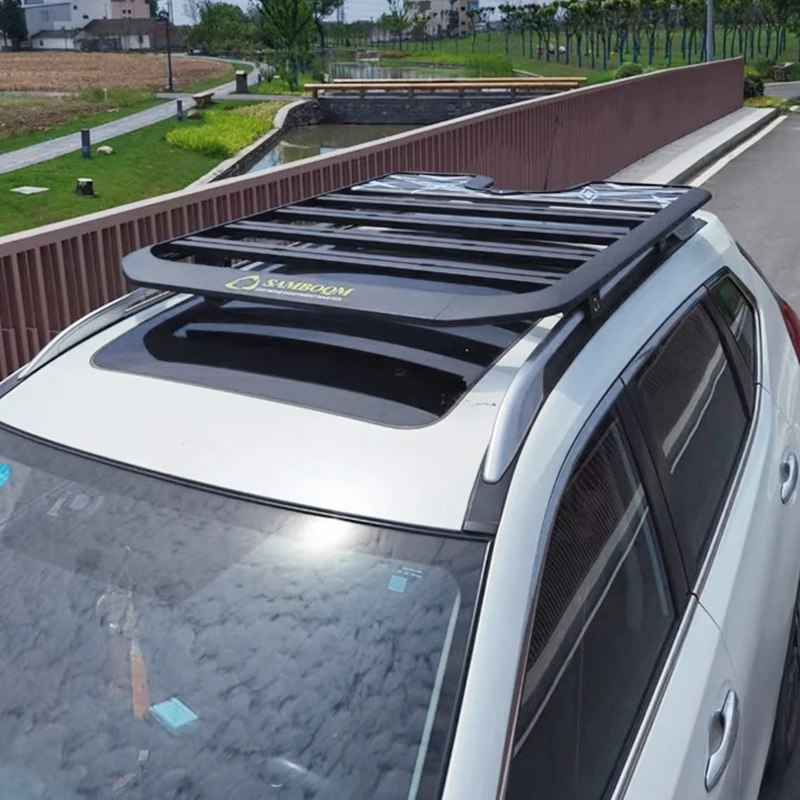 

BR Nissan Qijun Roof Luggage Rack Off-road Vehicle Modification Parts Explorer Roof Expansion Platform Side Ladder
