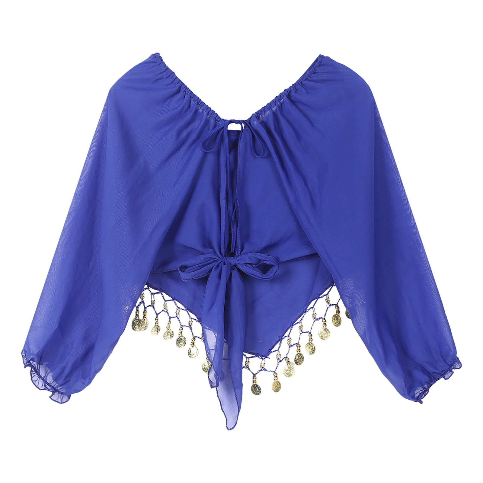 Womens Carnival Belly Dance Costume Tassel Crop Top Stage Performance Masquerade Clothes Arab Princess Oriental Dance Tops