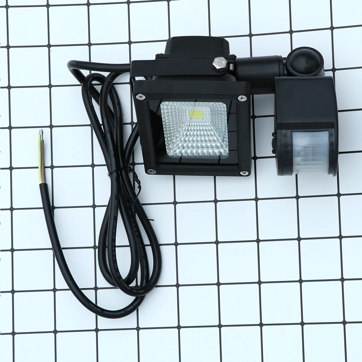 

Led Flood 10W Waterproof Human Body Sensor Outdoor Advertising Garden Wall Washer Light Energy Saving Adjustable Angle Solar
