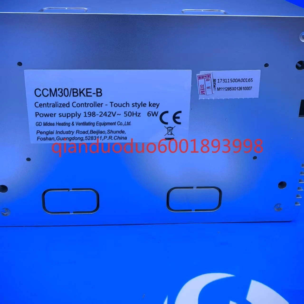 Applicable toCCM30/BKE-B is suitable for Midea central air conditioner centralized controller 17311500A00165 English model