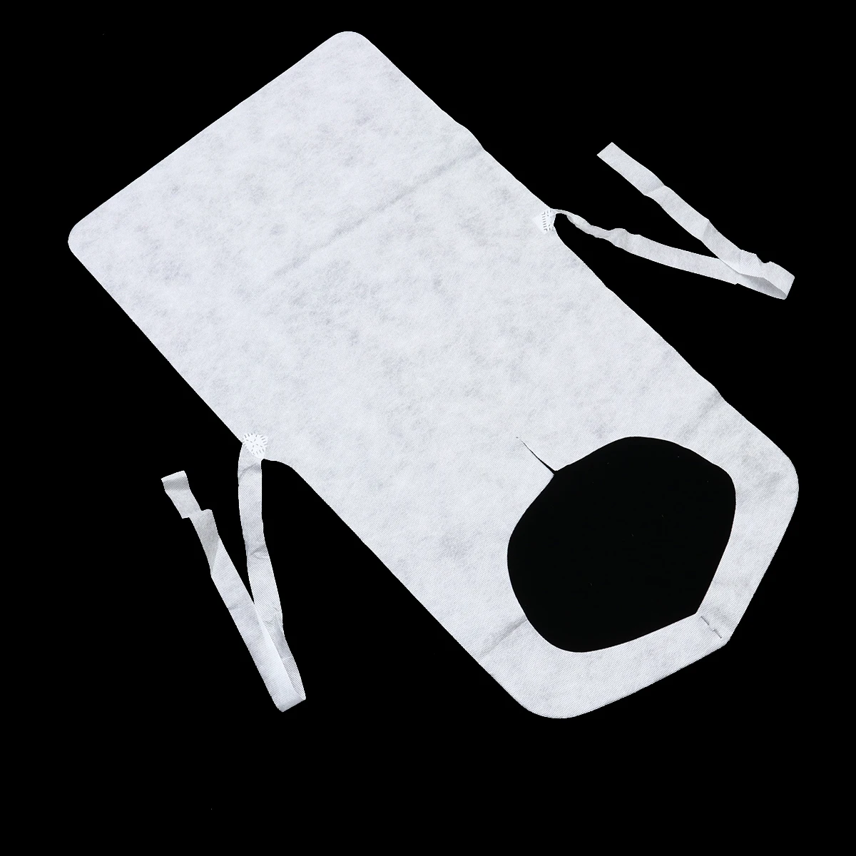 

20pcs Nonwoven Disposable Aprons Black White Kitchen Cooking Lobster Nonwovens Work Protective Clothes Stain Resistant