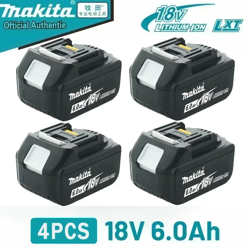 Originele 18V Makita Lithium Batterij 5AH 6AH 9AH BL1860B BL1850B bl1840 batterij 100% BL1860 BL1815 18V Makita Oplader - afbeelding 1