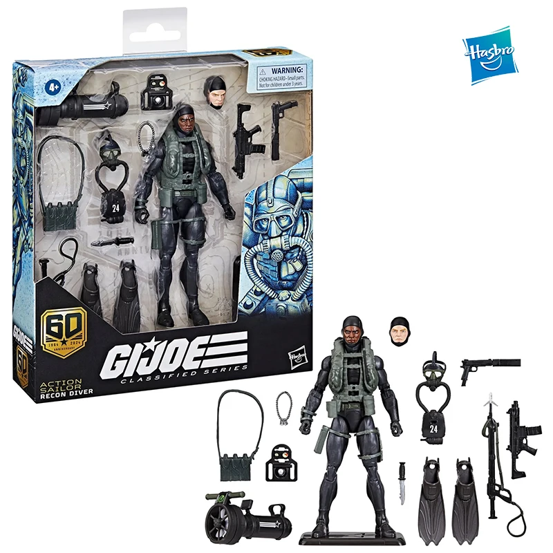 

In Stock Hasbro Original Action Figure G.I.JOE Classified Series Action Sailor Recon Diver Action Figure Model Toy Doll Gifts