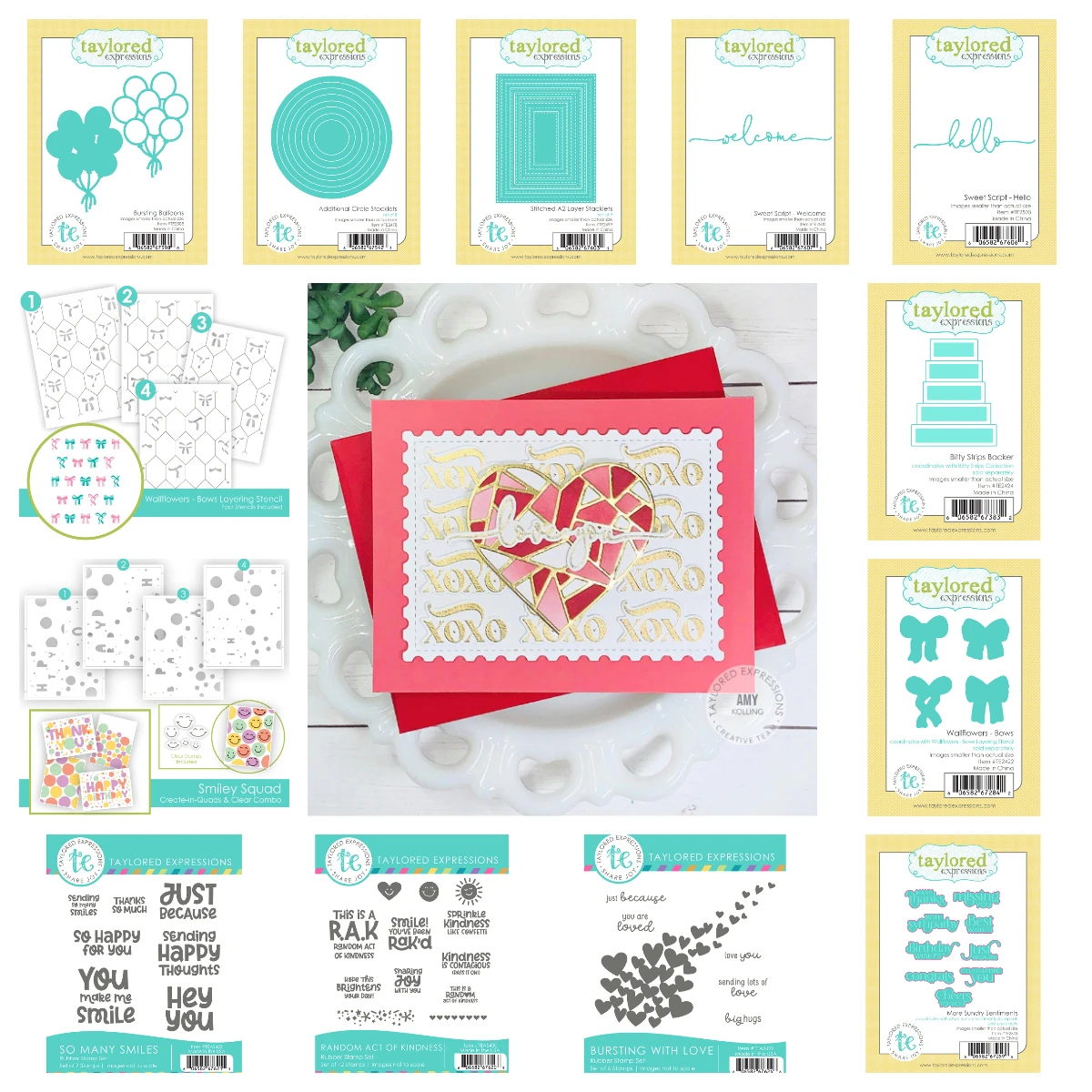 

So Many Smiles Sweet Script Clear Stamps and Metal Cutting Die Sets for DIY Crafts Greeting Cards Scrapbooking Decorative Molds