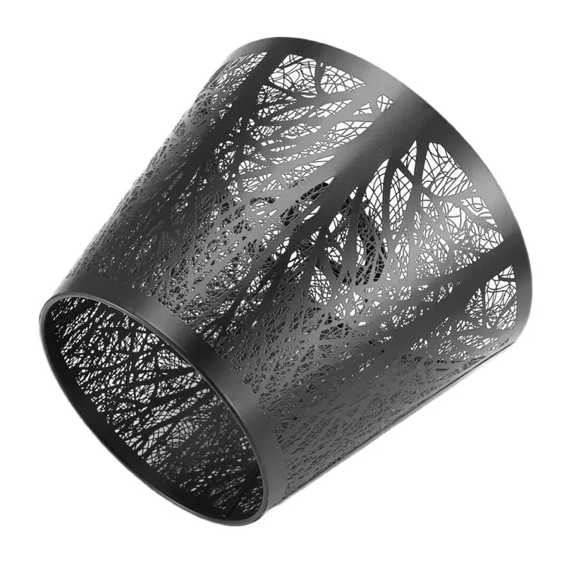 AC23-Small Lamp Shade,Barrel Metal Lampshade With Pattern Of Trees For Table Chandelier Wall Lamp
