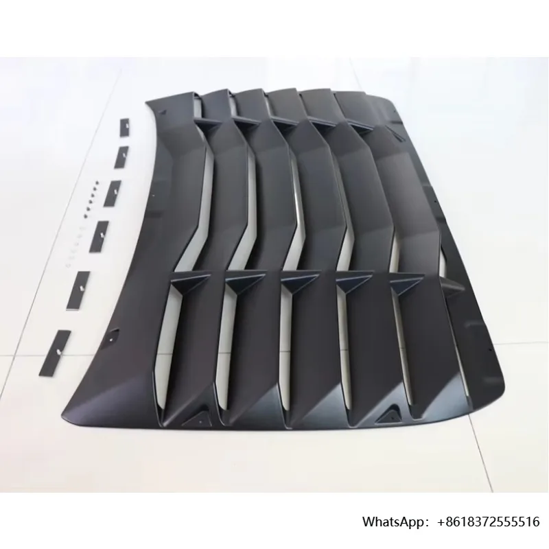 

X Rear Window Louvers Rear Air Vent Sun Shade Vent Cover For 2016-2020