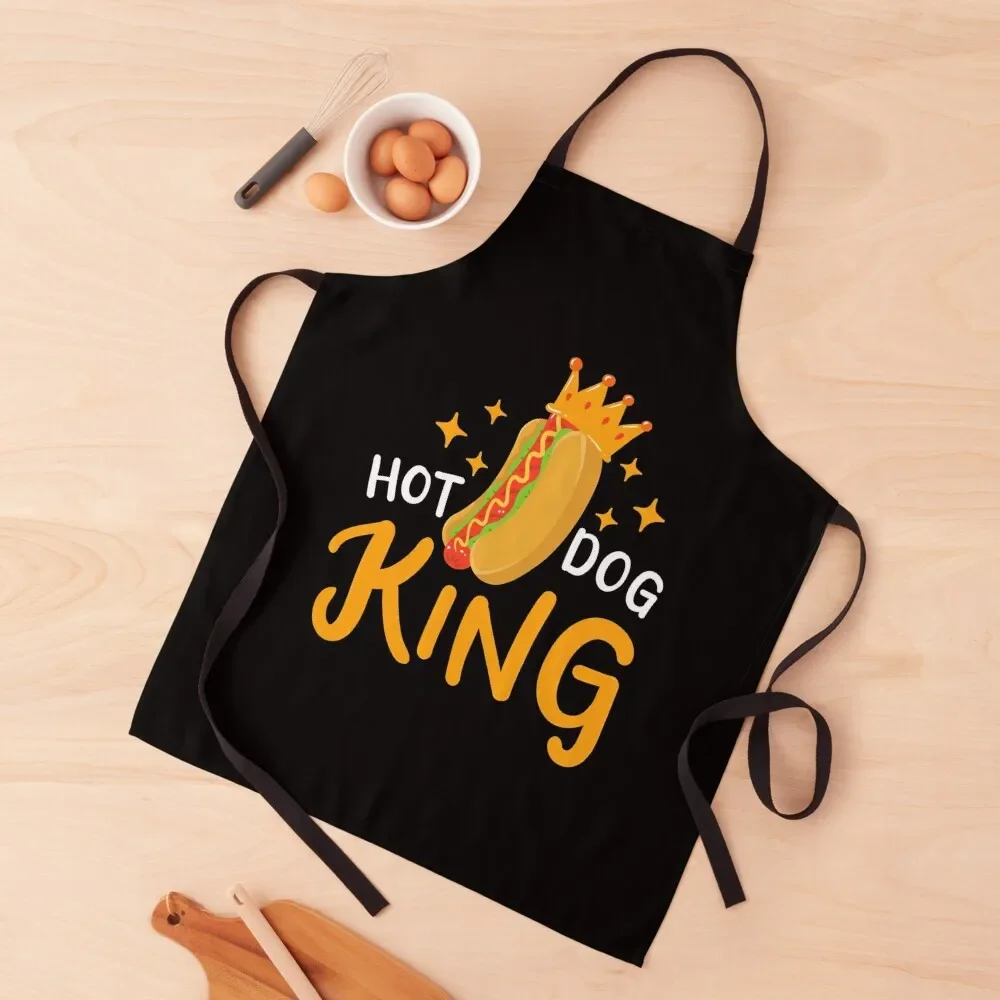 

Hotdog Hotdog King Apron New year's Chef Accessories Apron