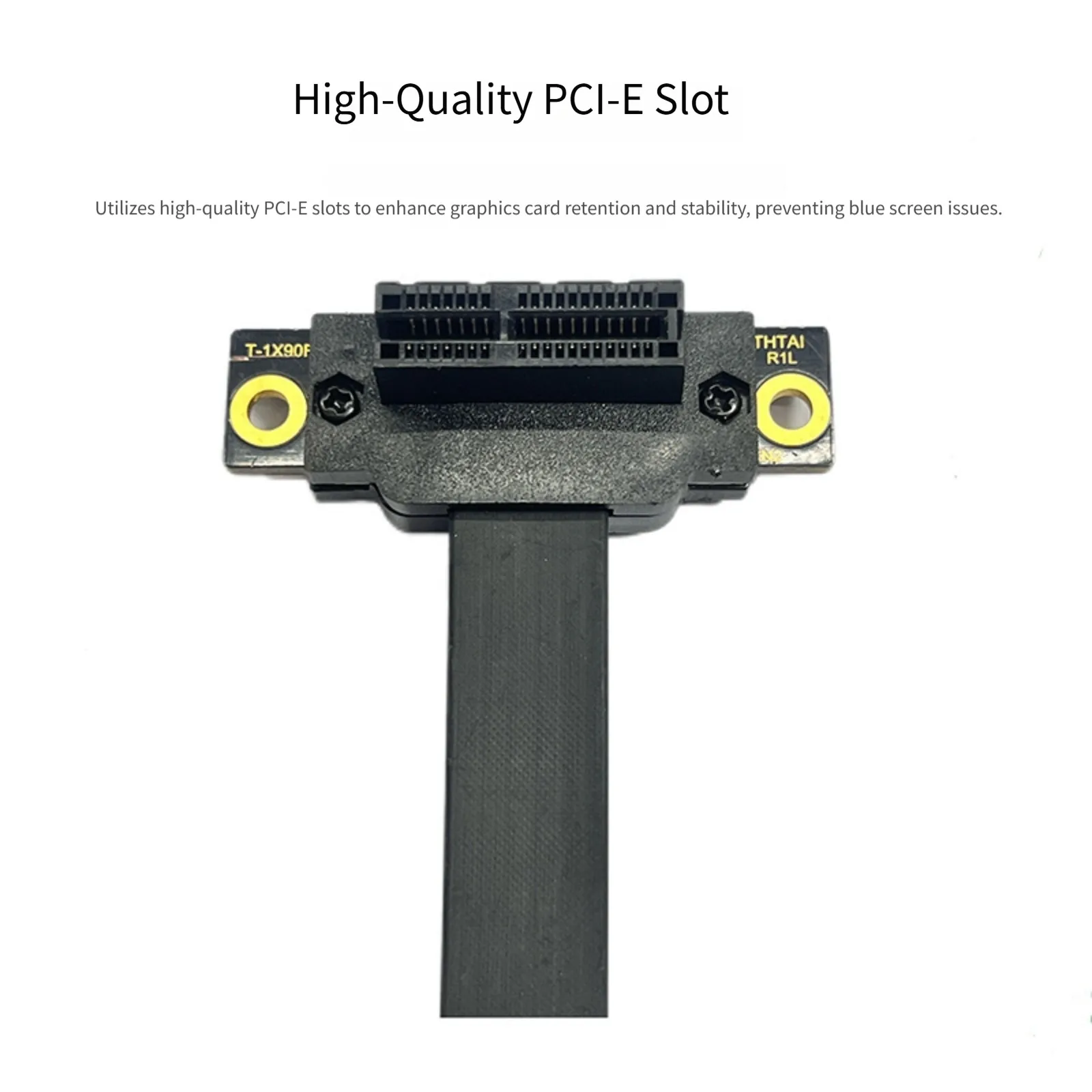 For PCIe 1X To 1X Extension Cable Gold Plated TPE Wire Adapter For Network Sound Card SSD Diskless Boot Server Hardware 5-20cm